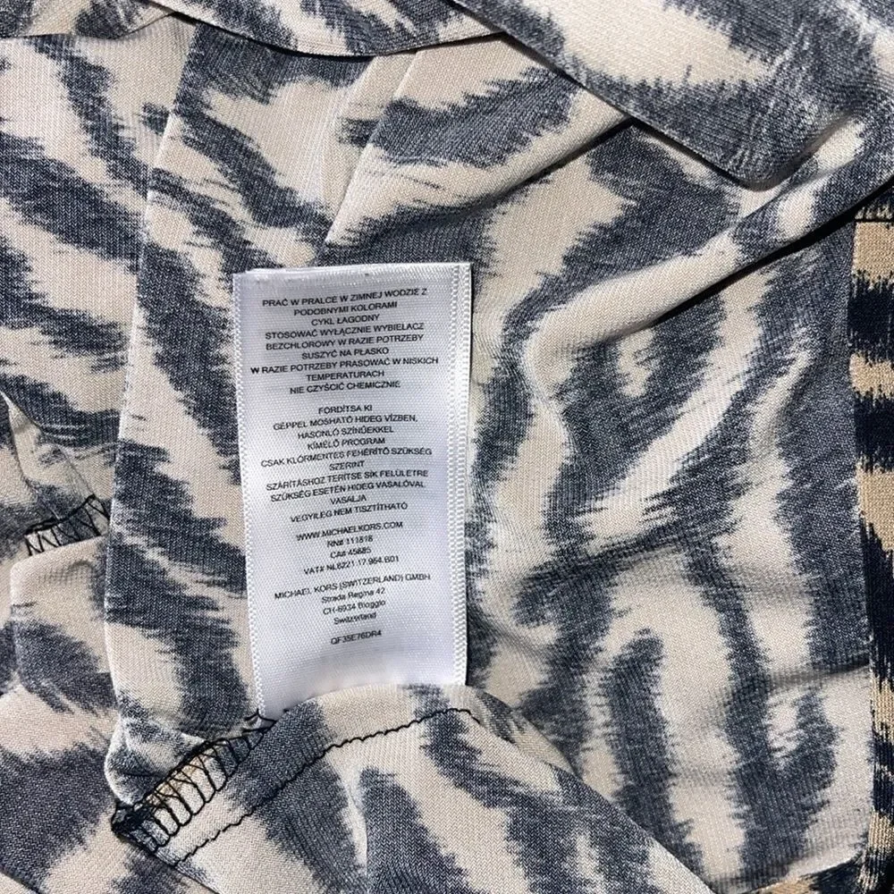 Michael Kors tiger stripe top
